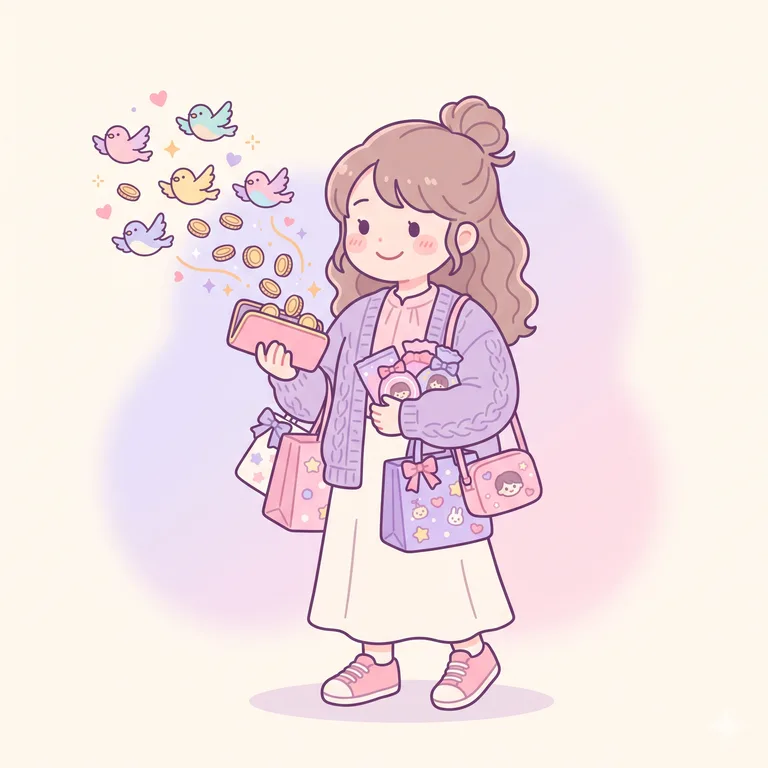 貯金崩壊タイプのイメージイラスト